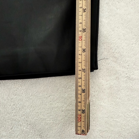 MANGO Leather-Effect Elastic Waist Trousers Pants Size S - Picture 7 of 13